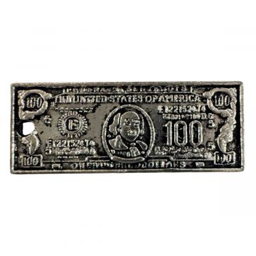 Silver Dollar Charm, Pack/12